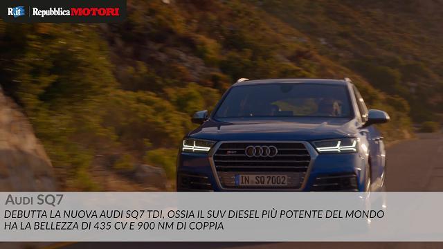 Debutta la nuova Audi SQ7 TDI, ossia il Suv diesel più potente del mondo: ha la bellezza di 435 CV e 900 Nm di coppia.di Vincenzo Borgomeo