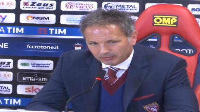 Glaciale risposta del tecnico del Torino a una domanda sugli errori arbitrali che potrebbero aver condizionato la partita.