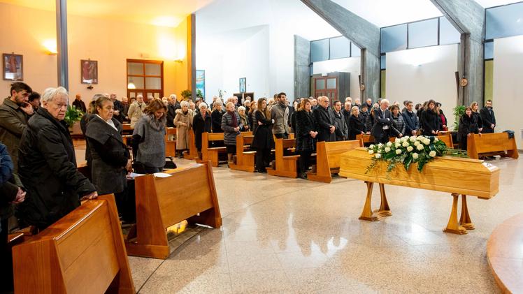 Il funerale di Giuseppe Brugnoli (foto Marchiori)