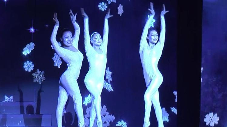 Uno dei balletti dello spettacolo in onda su Telearena