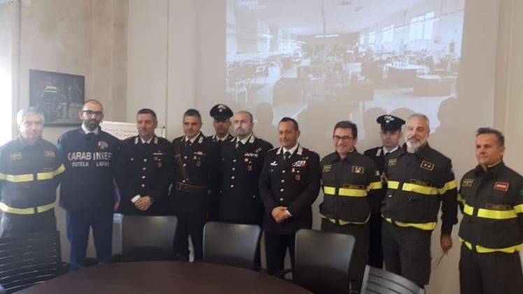 I carabinieri e i vigili del fuoco protagonisti dell’operazione di contrasto del lavoro irregolare a Minerbe