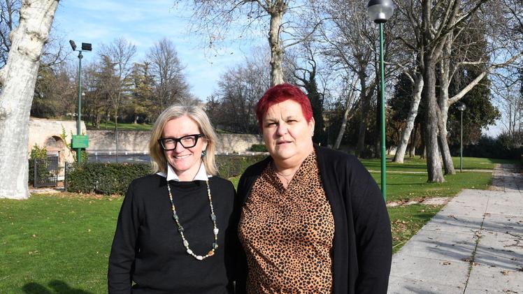 Nicoletta Toffaletti e Roberta Dal Colle, le due donne ai vertici delle Terme di Caldiero FOTO PECORA