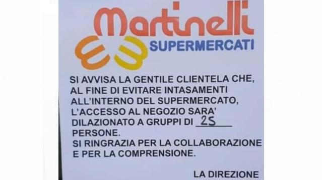 Il cartello di Martinelli a Volta Mantovana