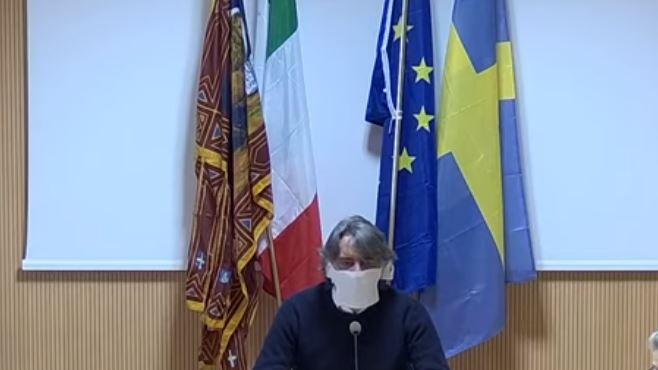Il sindaco Federico Sboarina in diretta streaming
