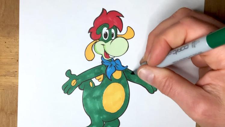 Un bambino disegna Prezzemolo