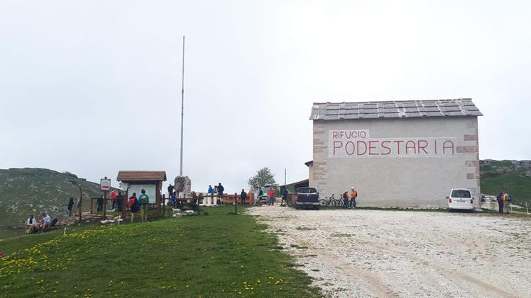 Il rifugio Podestaria (foto Zambaldo)