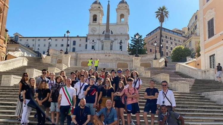 Studenti e amministratori in viaggio a Roma