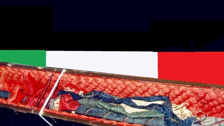 Commemorazione per i 150 anni della battaglia di CustozaIl «Tricolore di Oliosi», la bandiera fatta a pezzi nel 1866 (e successivamente ricomposta) per non dover essere consegnata agli Austriaci