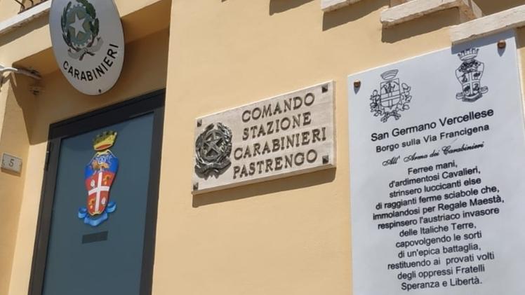 La caserma dei carabinieri di Pastrengo