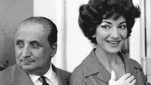 Giovanni Battista Meneghini e Maria Callas