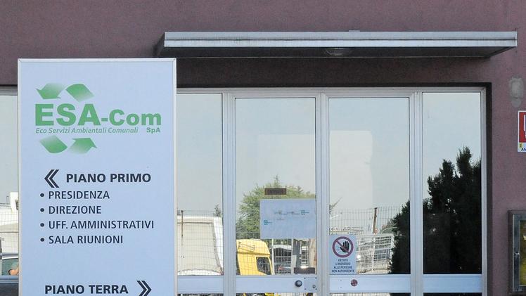 La sede di Esa-Com in via Labriola a Nogara