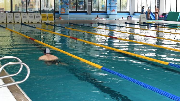 Le piscine interne del Centro sportivo «Garofoli» di San Giovanni Lupatoto