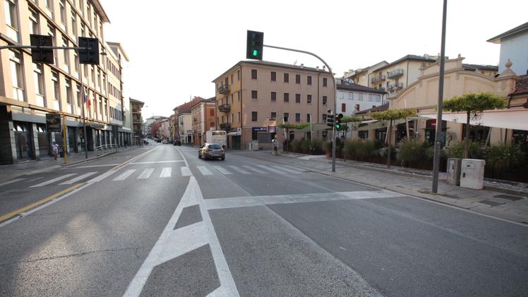 Vicenza, la via dove è stato fermato l'undicenne (Colorfoto)