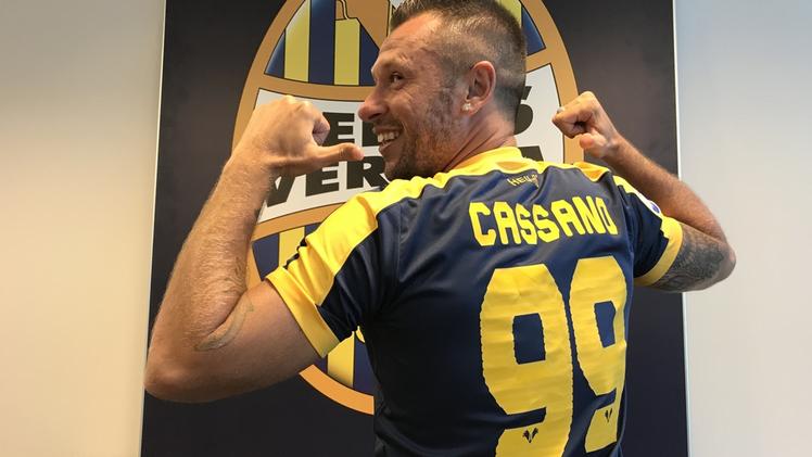 Antonio Cassano in maglia Hellas FOTOEXPRESS
