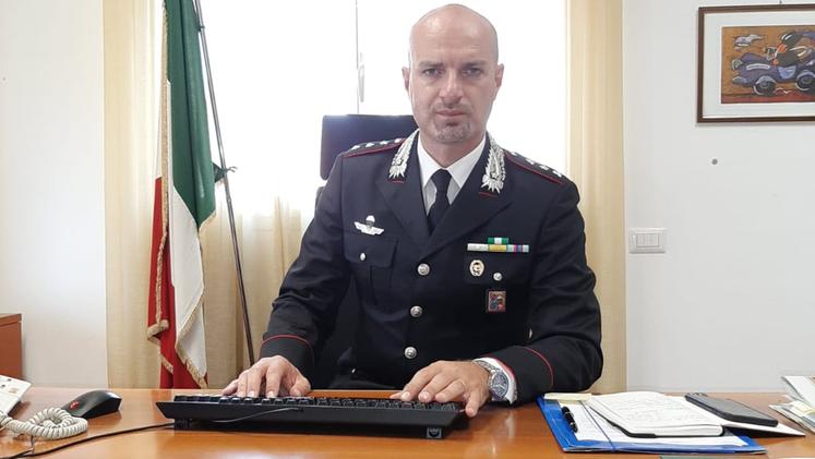 Il comandante dei Carabinieri Gianluca Sanzò