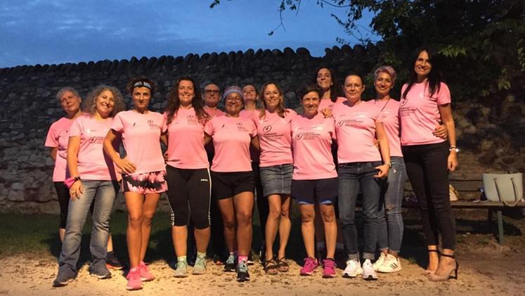 Il team «Pink is good» di Verona