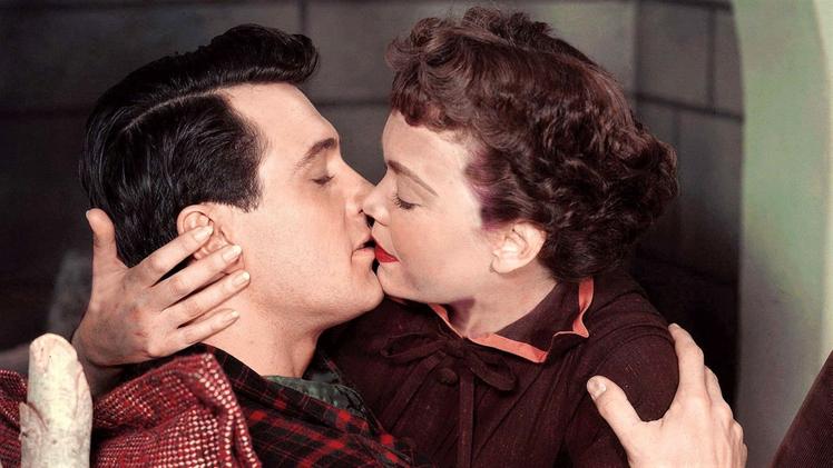 Rock-Hudson e Jane Wyman nel film "Secondo amore"