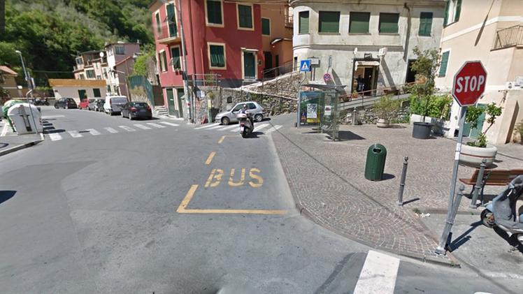 Il luogo dell'incidente a Genova