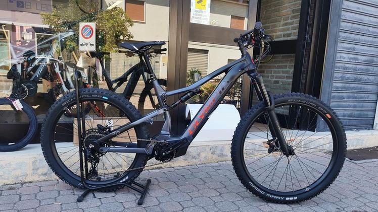 La mountain bike che è stata rubata dal negozio di Raldon