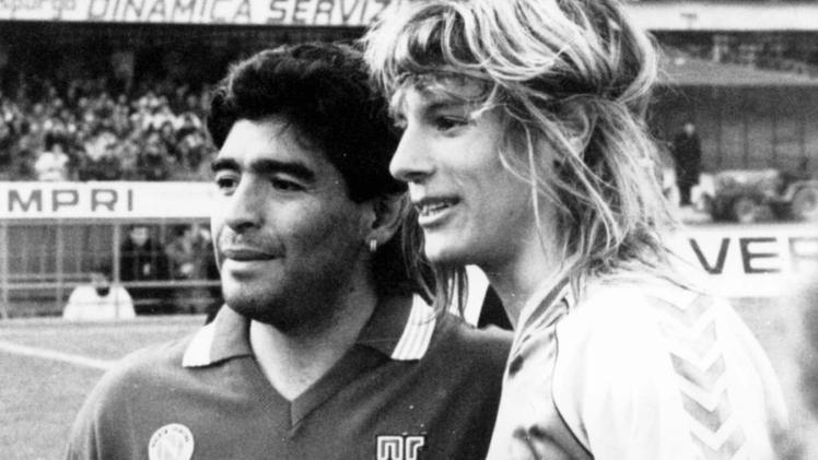 Maradona con Caniggia