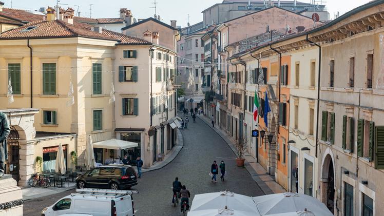 Via Roma dall'alto (foto Marchiori)