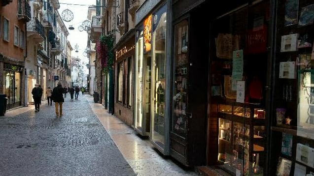 Il centro di Verona in questi giorni (foto Marchiori)