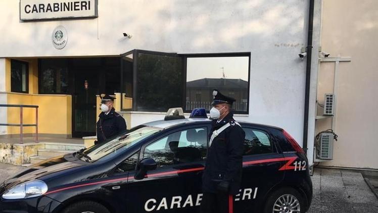 I carabinieri di Cologna Veneta (Verona) che hanno eseguito l’arresto