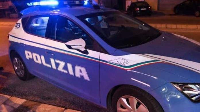L'arresto delle volanti in via Bravo a Verona