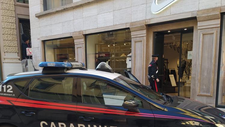 I carabinieri in via Mazzini