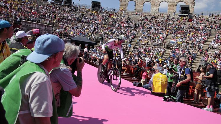 L'arrivo del Giro in Arena nel 2019