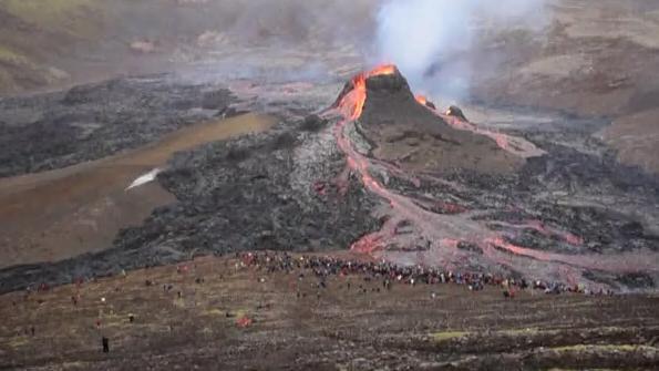 L'eruzione in Islanda