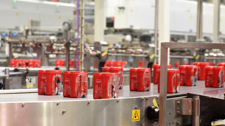 Lo stabilimento Coca Cola, una delle 15 imprese aderenti al progetto
