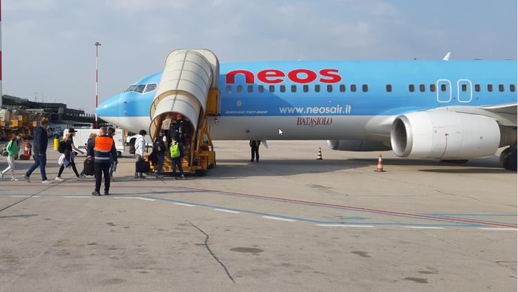 Il volo Covid tested della Neos da Verona per Fuerteventura
