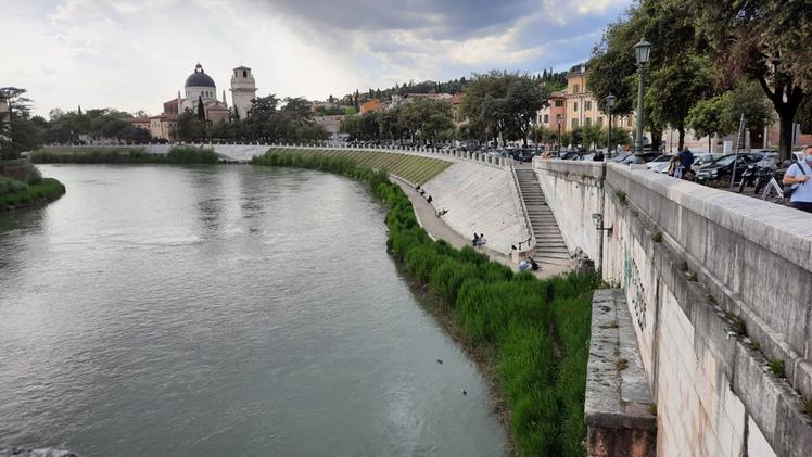 L'Adige visto da Ponte Pietra