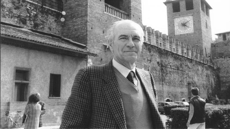 Licisco Magagnato in una foto del 1986 a Castelvecchio