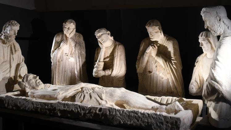 L’opera del Compianto del Cristo morto tornato a Caprino dopo otto anni FOTOPECORA