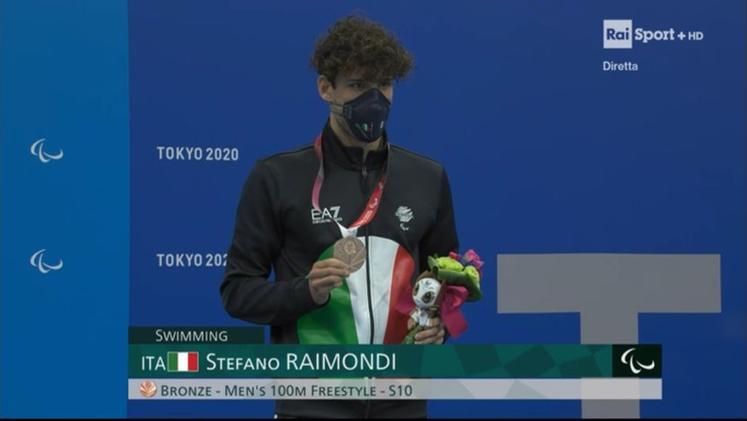 Stefano Raimondi con il bronzo