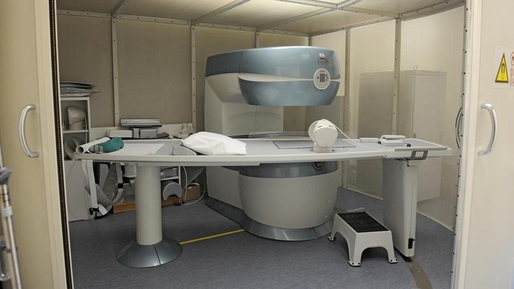 Un macchinario del reparto di Riabilitazione inaugurato nel 2015
