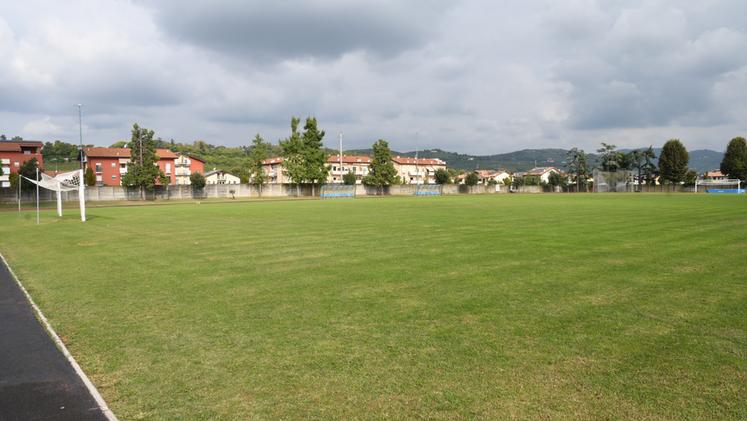 Il campo sportivo sul quale gioca il San Martino Speme (foto Pecora)
