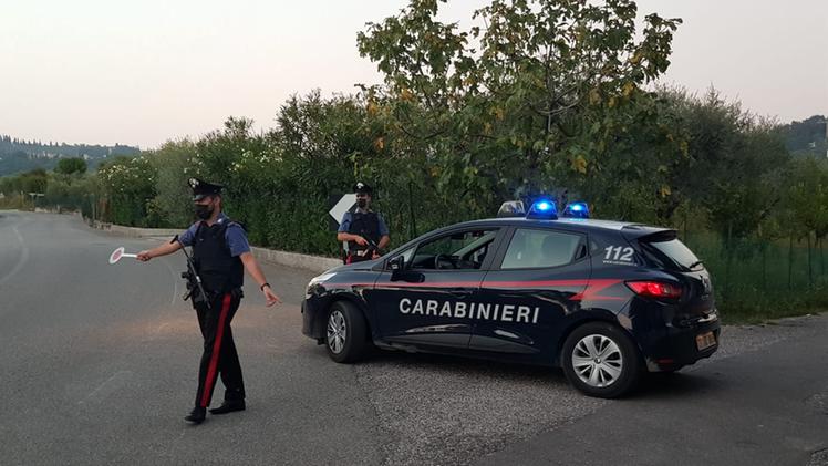 Controlli dei carabinieri di Bardolino