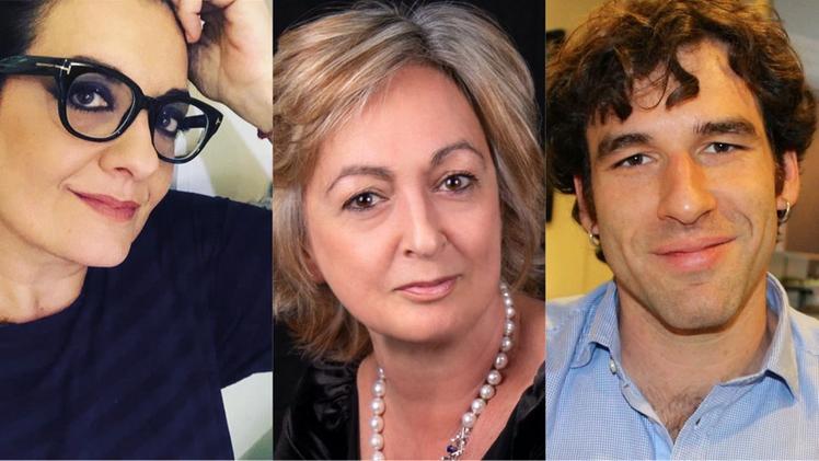 I finalisti di Scrivere per amore: Catena Fiorello Galeano, Elena Loewenthal e Jordi Lafebre