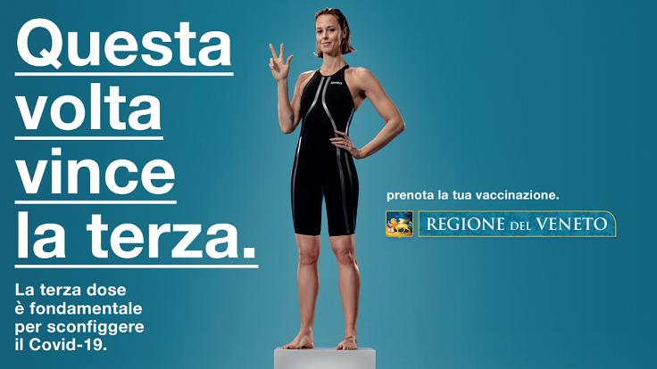 La campagna  della Regione Veneto con Federica Pellegrini