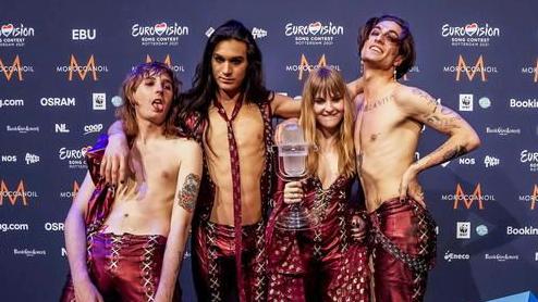 I Måneskin alla vittoria dell'Eurovision
