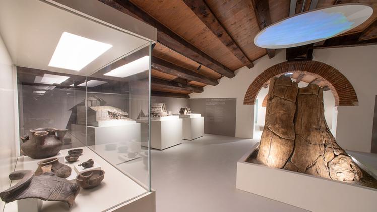 L'interno del nuovo Museo archeologico (foto Battista)