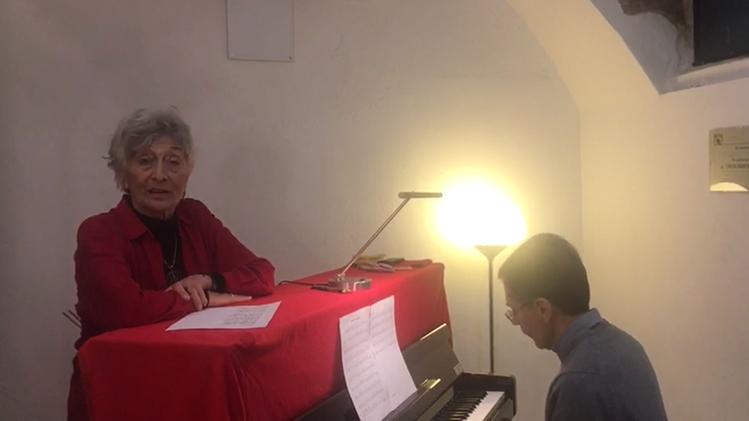 Grazia De Marchi col maestro Gianantonio Mutto