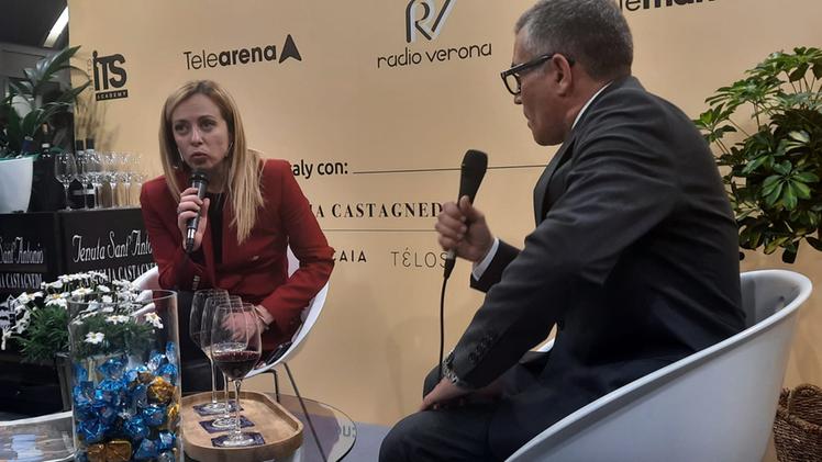 Giorgia Meloni intervista da Massimo Mamoli