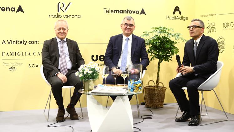 Maurizio Danese, presidente Veronafiere, e Giovanni Mantovani, direttore generale di Veronafiere (FOTOEXPRESS)