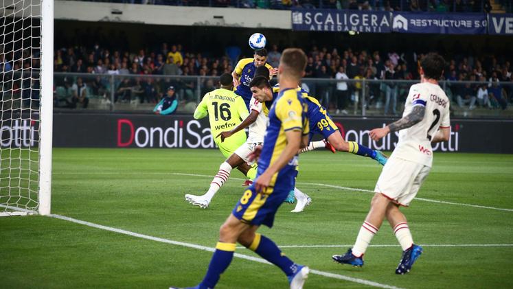 Il gol di Faraoni contro il Milan (Fotoexpress)