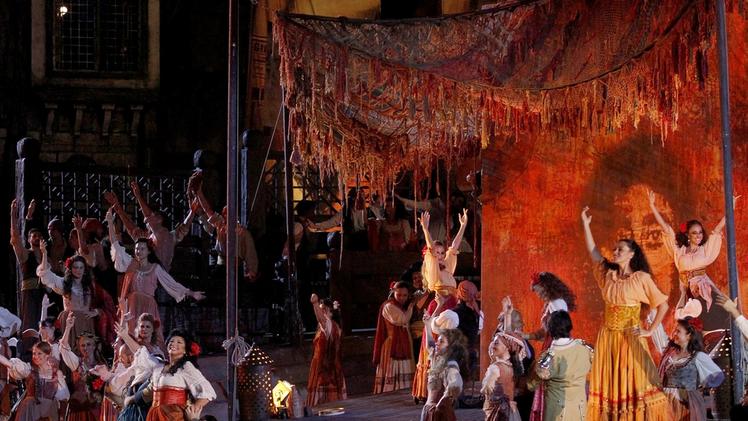 Carmen L’opera di Bizet è una fra le più rappresentate in Arena FOTO BRENZONI