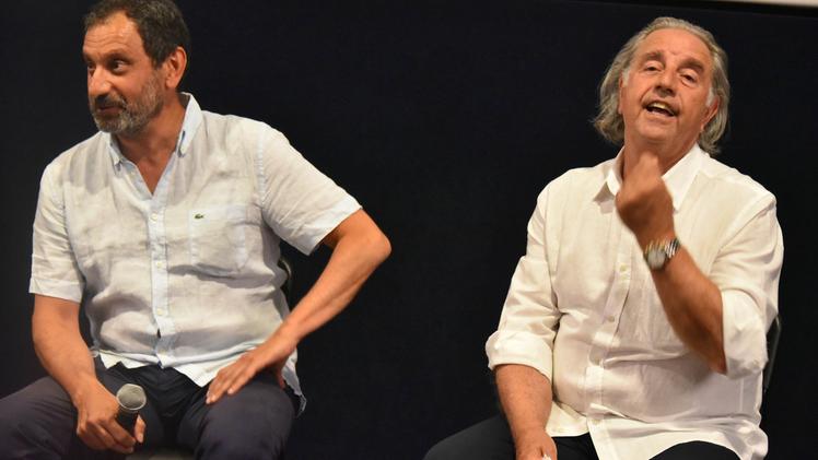 Lorenzo Fabiano e Paolo Bertolucci alla serata al Rivoli (foto Brenzoni)